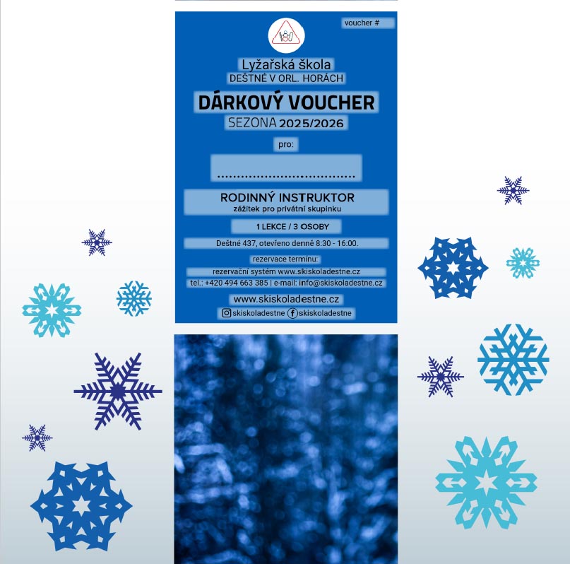 Voucher rodinný instruktor