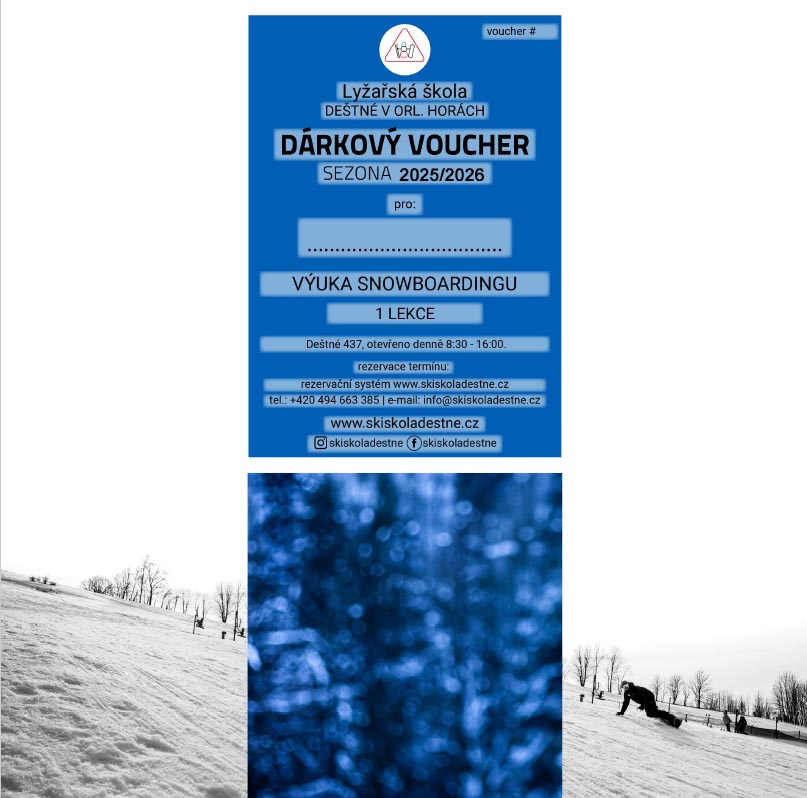 Voucher snowboard